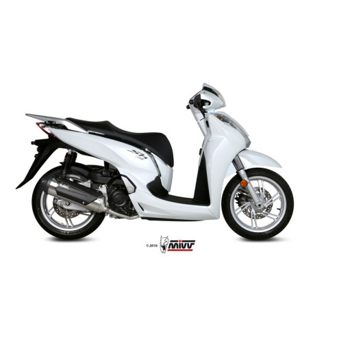 Ligne complète MIVV Urban - Inox Honda SH300 16-20