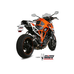 Silencieux MIVV MK3 Steel Black/casquette inox KTM 1290 Super Duke 14-19