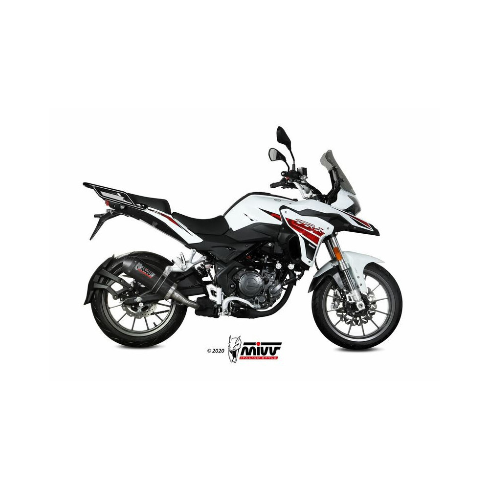 Silencieux MIVV Oval - Carbone Benelli TRK 251 2020