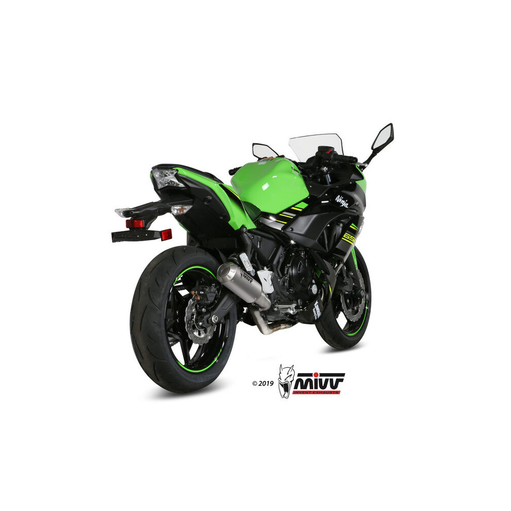 Ligne complète MIVV MK3 - inox Kawasaki NINJA 650 / Z650 17-23