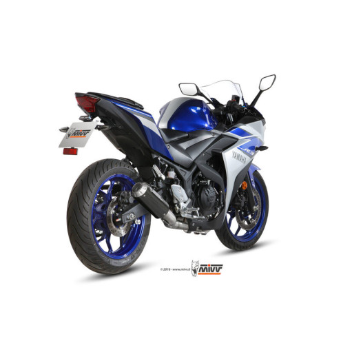 Ligne complète MIVV MK3 - carbone - Yamaha MT-03 YZF R3