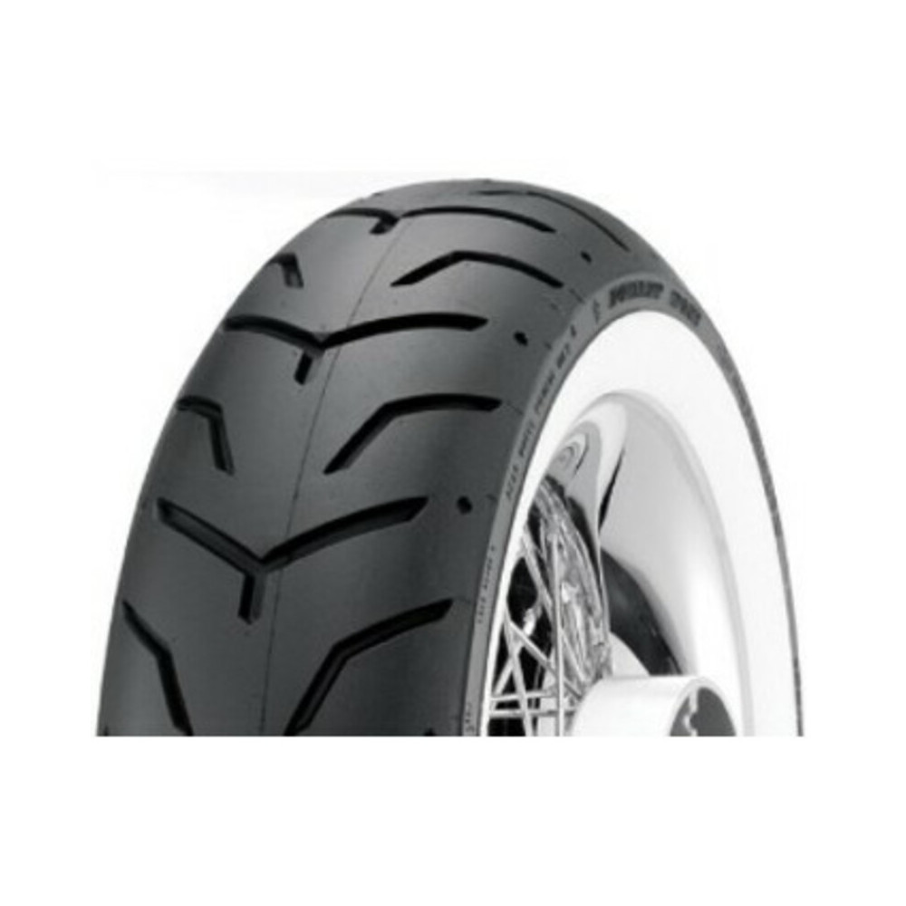 Pneu DUNLOP D407 SW (HARLEY-D) Flancs Blancs Fins 180/65 B 16 M/C 81H TL DUNLOP 1 - AVSmoto Racing Parts 