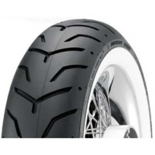 Pneu DUNLOP D407 SW (HARLEY-D) Flancs Blancs Fins 180/65 B 16 M/C 81H TL DUNLOP 1 - AVSmoto Racing Parts 