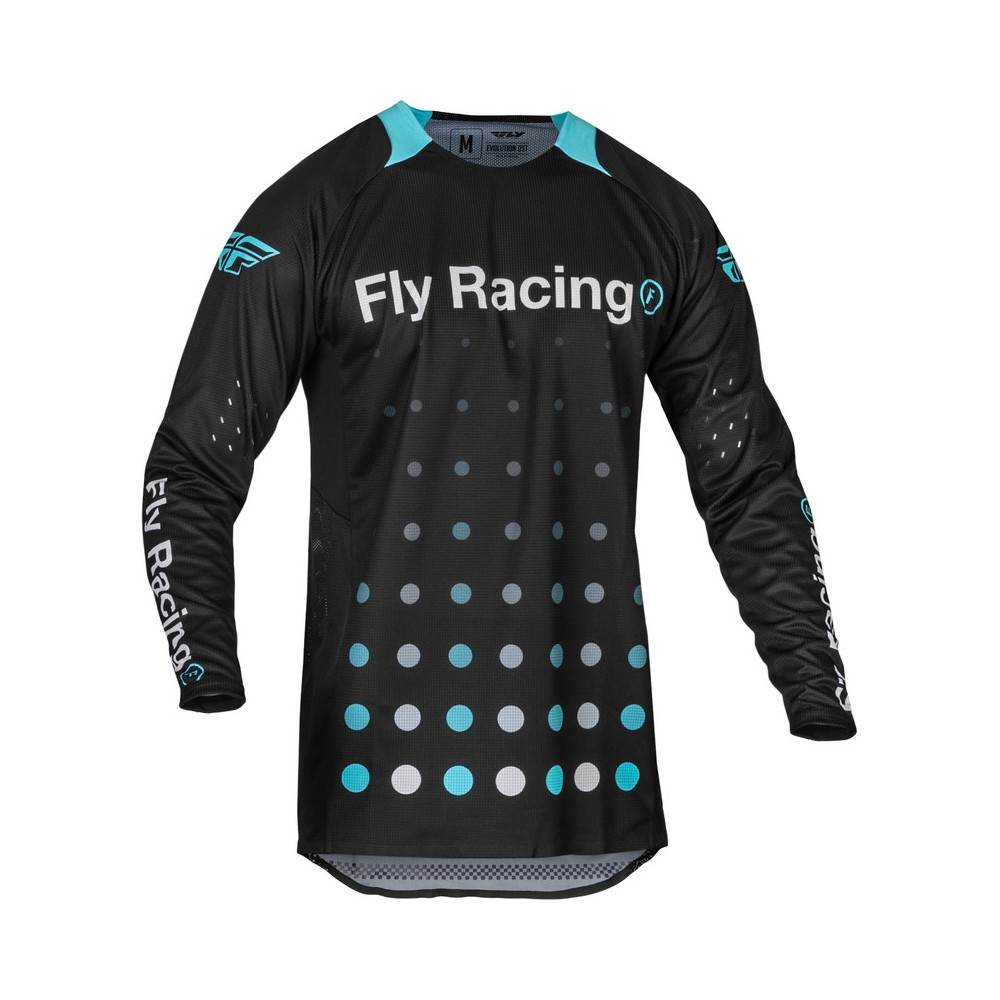 Maillot FLY RACING Evolution DST Strobe - noir/Electric Blue