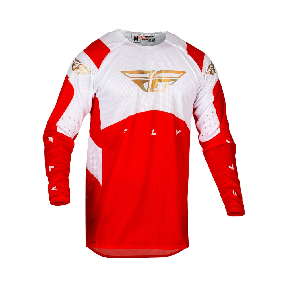 Maillot FLY RACING Evolution DST Podium - rouge/blanc/rouge Iridium