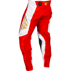 Pantalon FLY RACING Evolution DST Podium - rouge/blanc/rouge Iridium