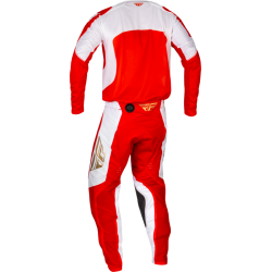 Pantalon FLY RACING Evolution DST Podium - rouge/blanc/rouge Iridium