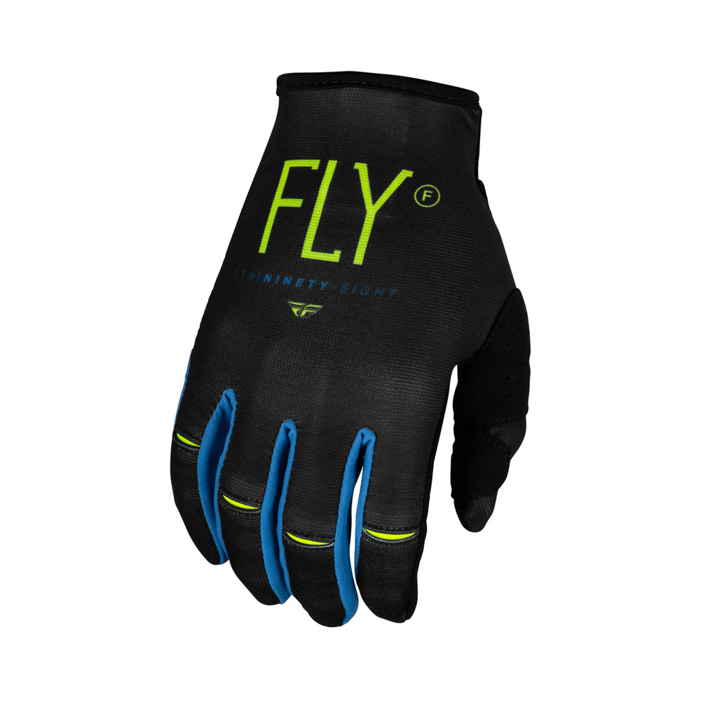 Gants enfant FLY RACING Youth Kinetic Prodigy - anthracite/vert fluo/True Blue