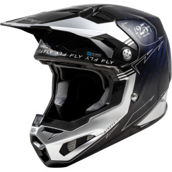 Casque FLY RACING Formula Smart Carbon Legacy - bleu carbone/argent