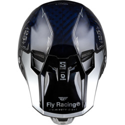 Casque FLY RACING Formula Smart Carbon Legacy - bleu carbone/argent