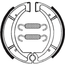 Mâchoires de frein TECNIUM Scooter/Street/Off-Road organique - BA037