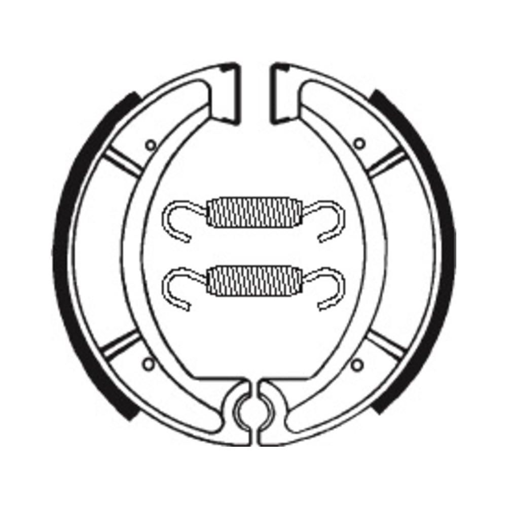 Mâchoires de frein TECNIUM Scooter/Street/Off-Road organique - BA037