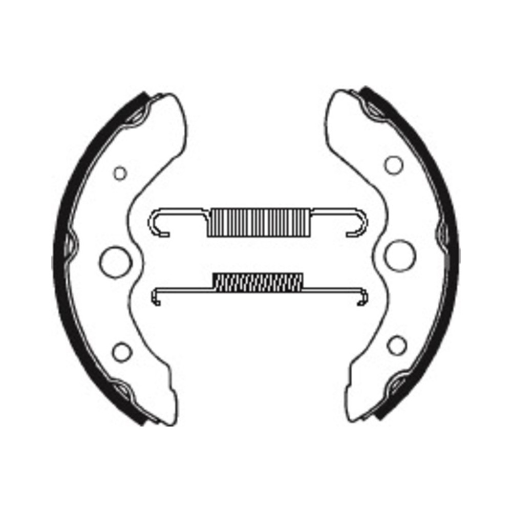 Mâchoires de frein TECNIUM Quad organique - BA044
