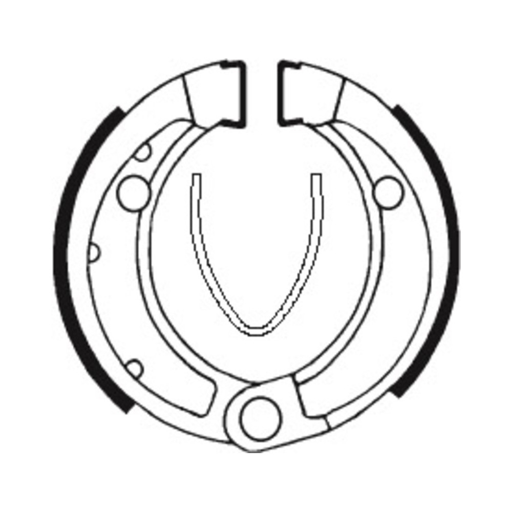 Mâchoires de frein TECNIUM Quad organique - BA048