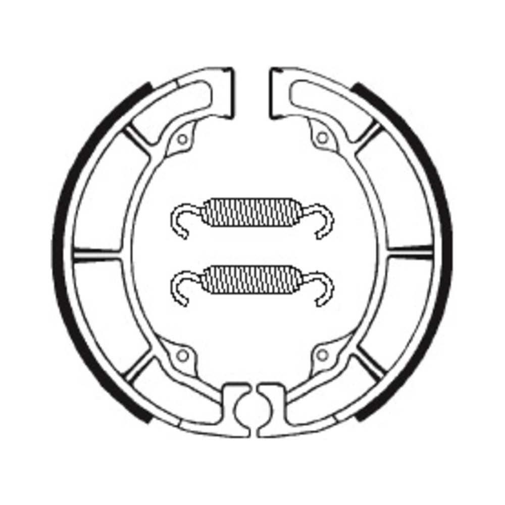 Mâchoires de frein TECNIUM Quad organique - BA110