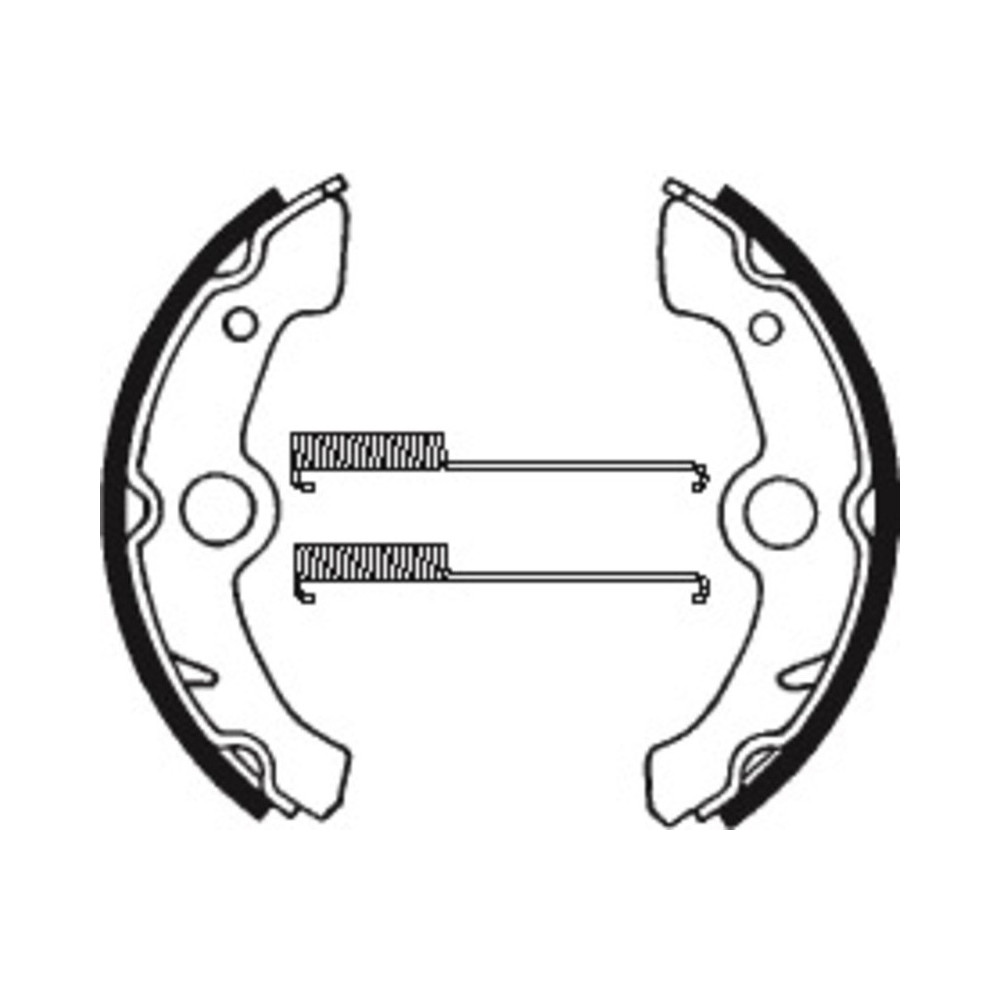 Mâchoires de frein TECNIUM Quad organique - BA178