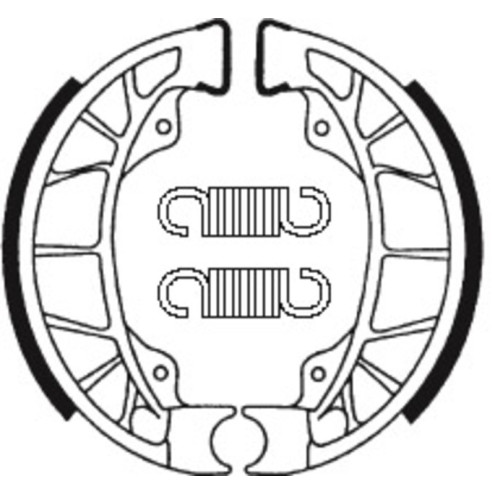 Mâchoires de frein TECNIUM Scooter organique - BA195