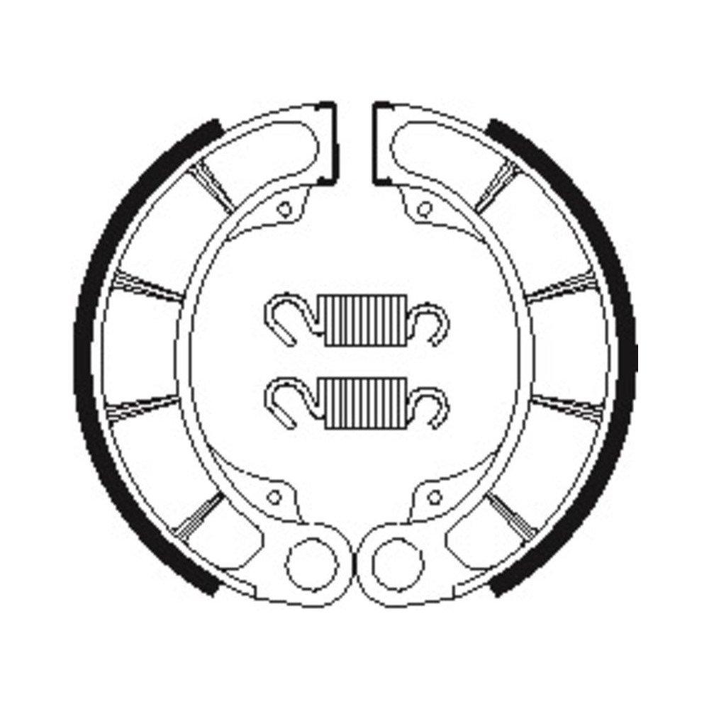 Mâchoires de frein TECNIUM Quad organique - BA207