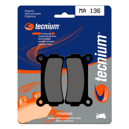 Plaquettes de frein TECNIUM route organique - MA136