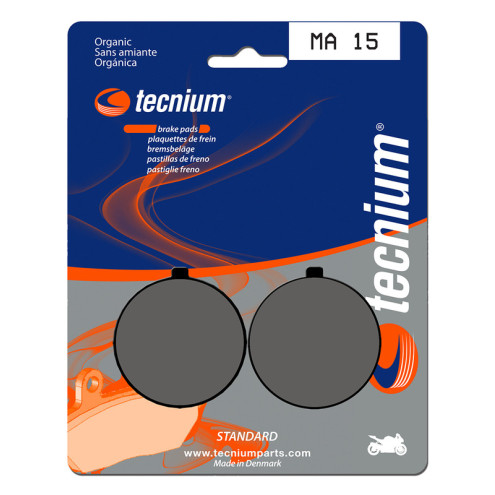 Plaquettes de frein TECNIUM route organique - MA15