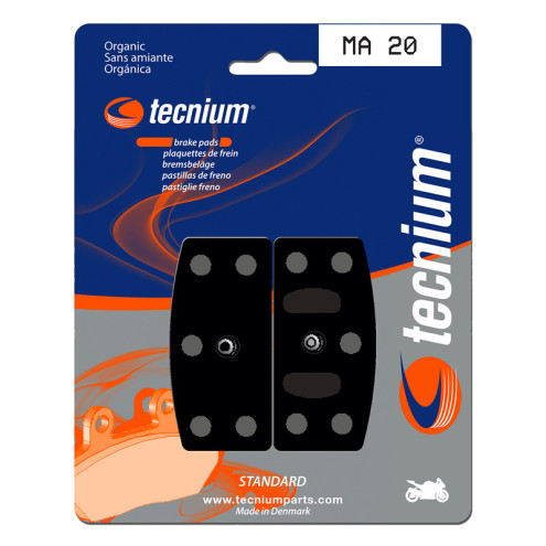 Plaquettes de frein TECNIUM route organique - MA20