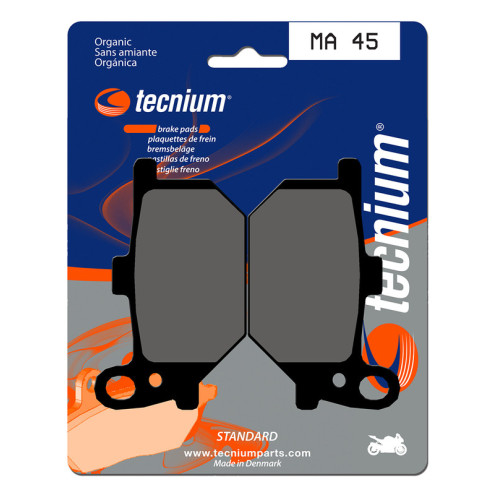 Plaquettes de frein TECNIUM route organique - MA45