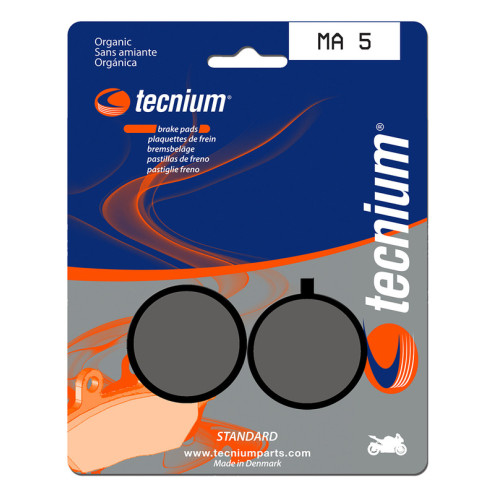 Plaquettes de frein TECNIUM route organique - MA5