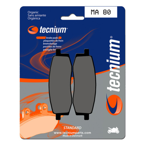 Plaquettes de frein TECNIUM route organique - MA80