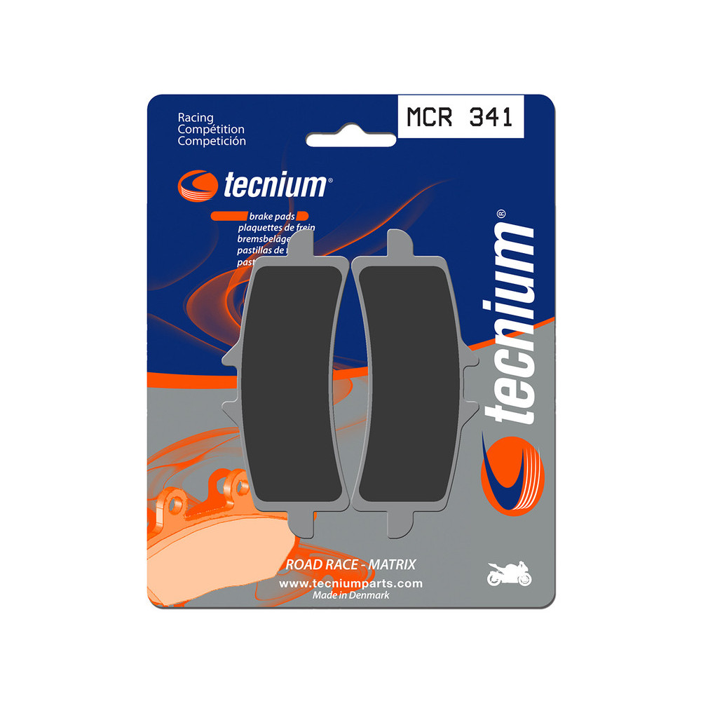 Plaquettes de frein TECNIUM Racing métal fritté carbone - MCR341