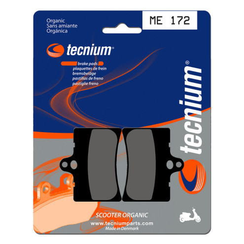 Plaquettes de frein TECNIUM Scooter organique - ME172