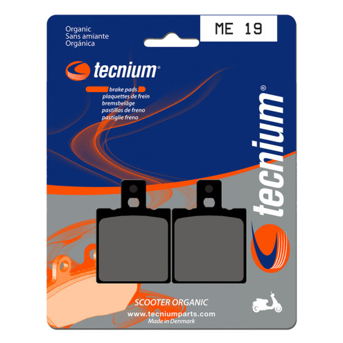 Plaquettes de frein TECNIUM Scooter organique - ME19