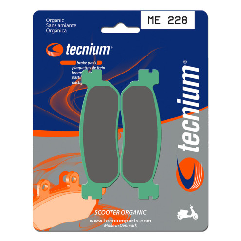 Plaquettes de frein TECNIUM Scooter organique - ME228