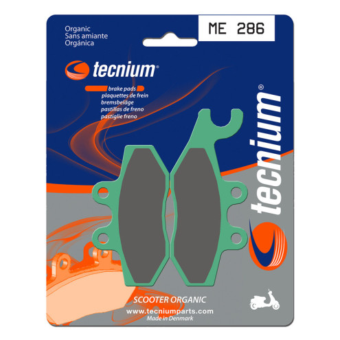 Plaquettes de frein TECNIUM Scooter organique - ME286