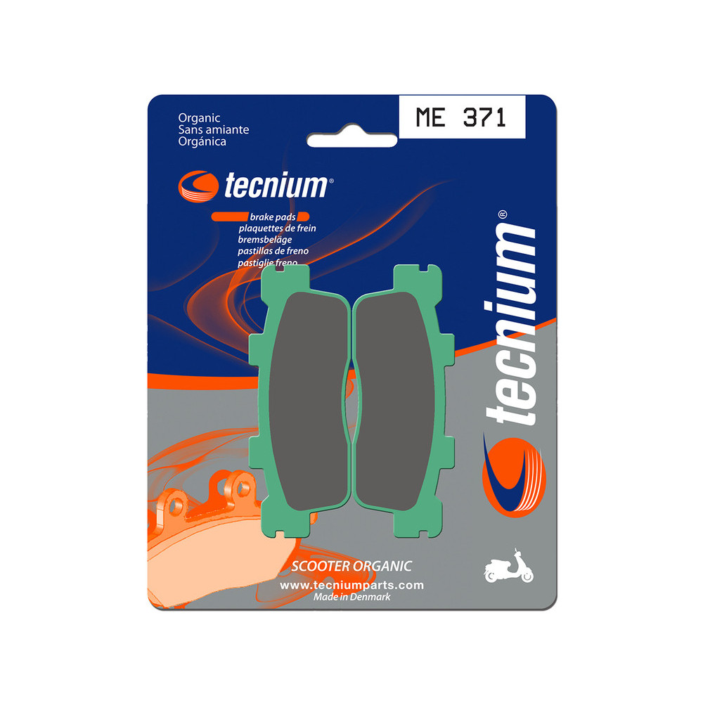 Plaquettes de frein TECNIUM Scooter organique - ME371