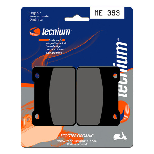 Plaquettes de frein TECNIUM Scooter organique - ME393