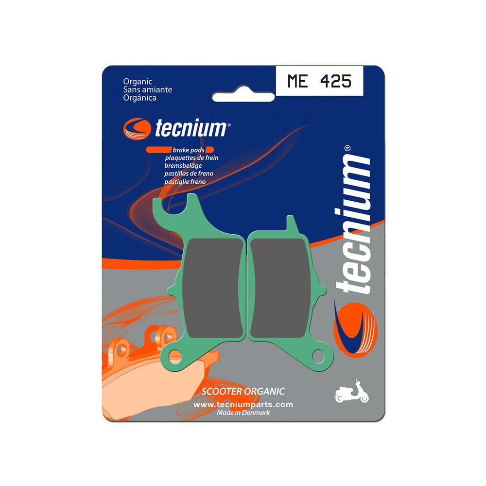 Plaquettes de frein TECNIUM Scooter organique - ME425