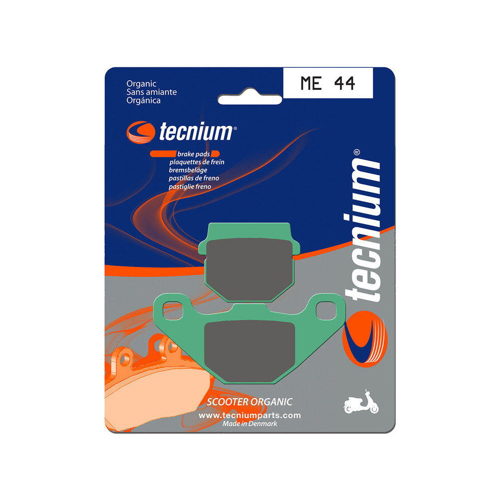 Plaquettes de frein TECNIUM Scooter organique - ME44