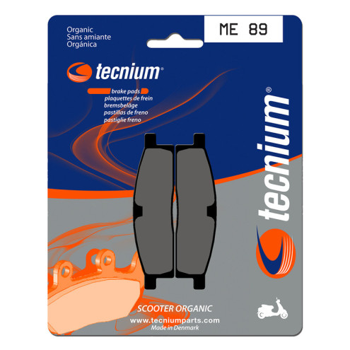 Plaquettes de frein TECNIUM Scooter organique - ME89