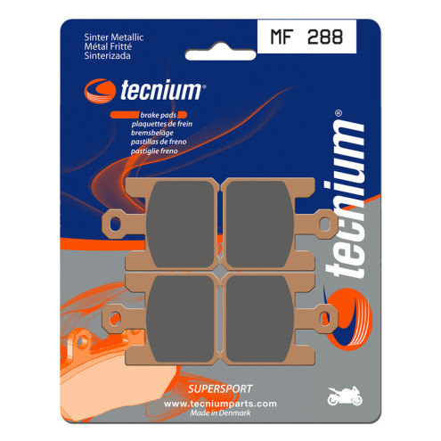 Plaquettes de frein TECNIUM Performance métal fritté - MF288