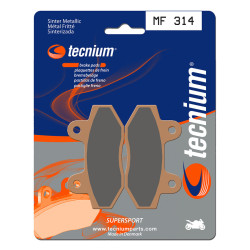 Plaquettes de frein TECNIUM Performance métal fritté - MF314