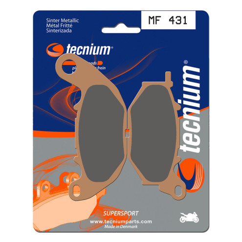 Plaquettes de frein TECNIUM Performance métal fritté - MF431