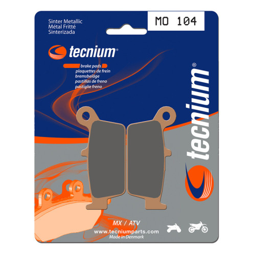 Plaquettes de frein TECNIUM MX/Quad métal fritté - MO104