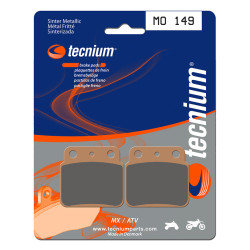 Plaquettes de frein TECNIUM MX/Quad métal fritté - MO149