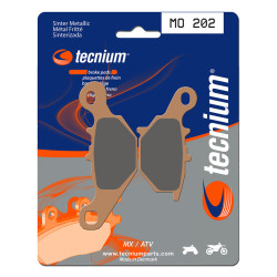 Plaquettes de frein TECNIUM MX/Quad métal fritté - MO202