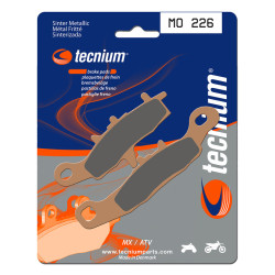 Plaquettes de frein TECNIUM MX/Quad métal fritté - MO226