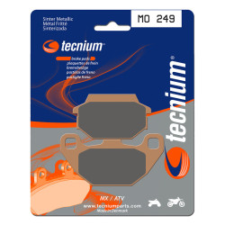 Plaquettes de frein TECNIUM MX/Quad métal fritté - MO249