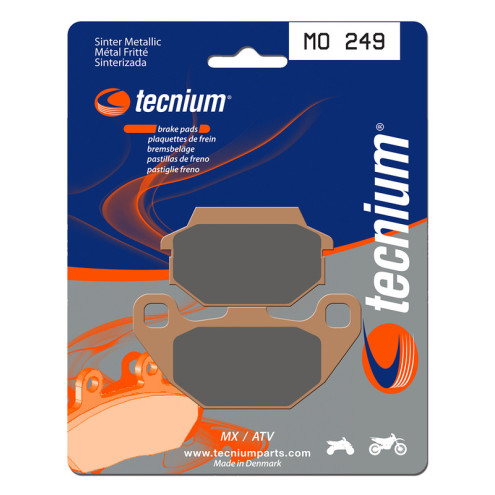 Plaquettes de frein TECNIUM MX/Quad métal fritté - MO249