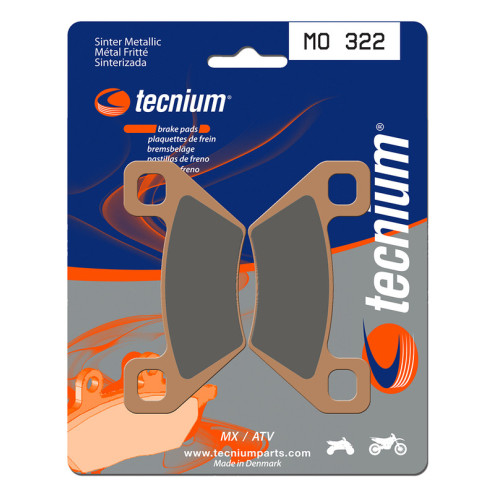 Plaquettes de frein TECNIUM MX/Quad métal fritté - MO322