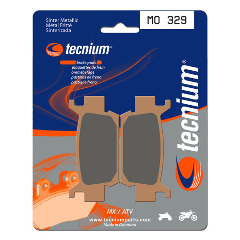 Plaquettes de frein TECNIUM MX/Quad métal fritté - MO329