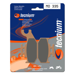 Plaquettes de frein TECNIUM MX/Quad métal fritté - MO335